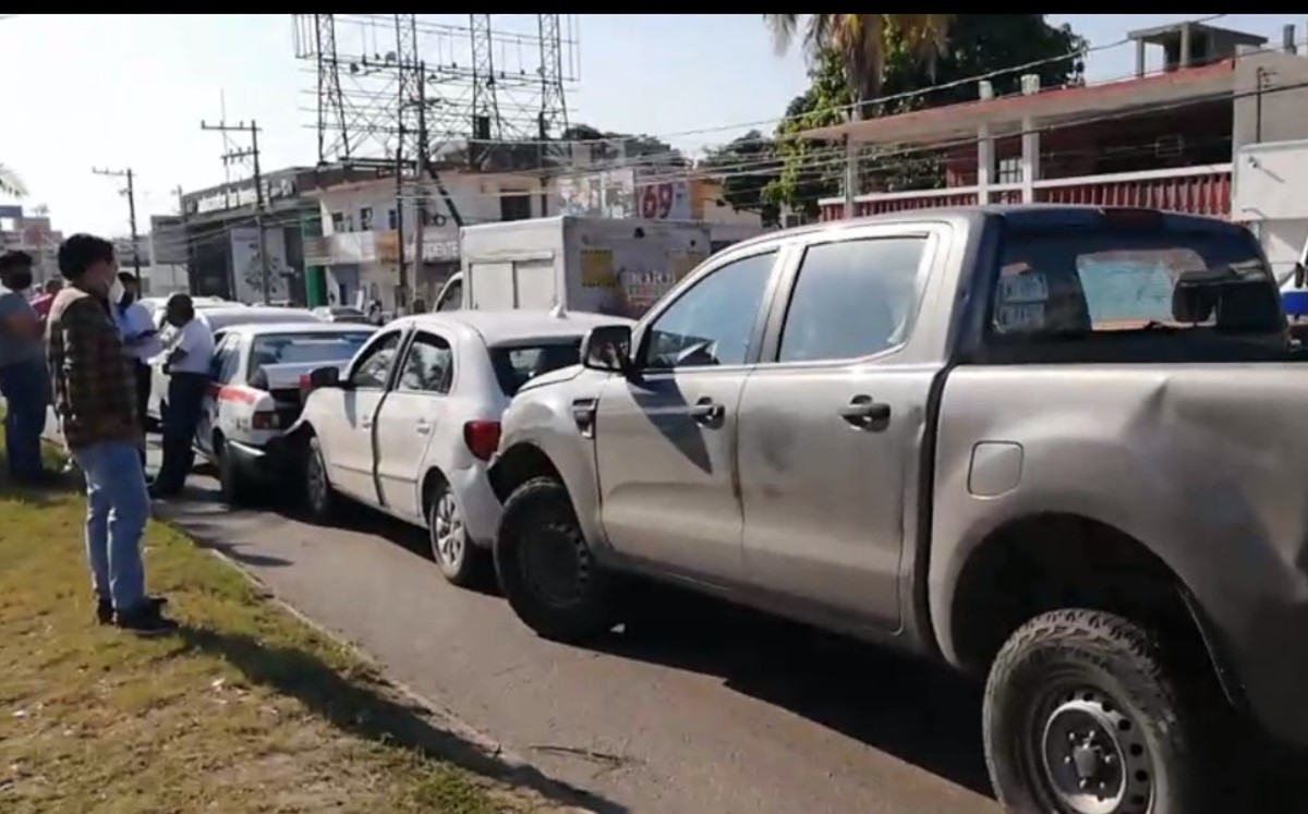 Carambola en Prolongación Avenida Hidalgo. (Express Tamaulipas)