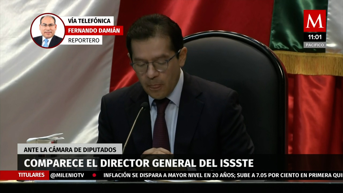 Comparece Luis Antonio Ramírez director general del ISSSTE