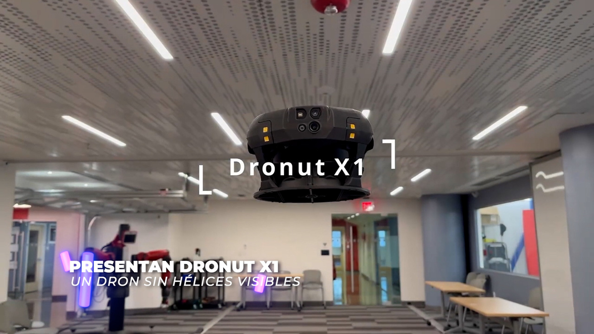 Conoce Dronut X1, el primer drone sin hélices visibles | Milenio Tech