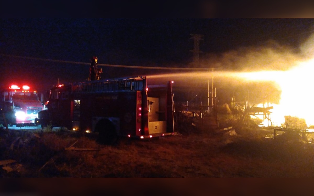 El incendio se registró en un predio ubicado en la comunidad de los Arellano, Aguascalientes. (Especial)