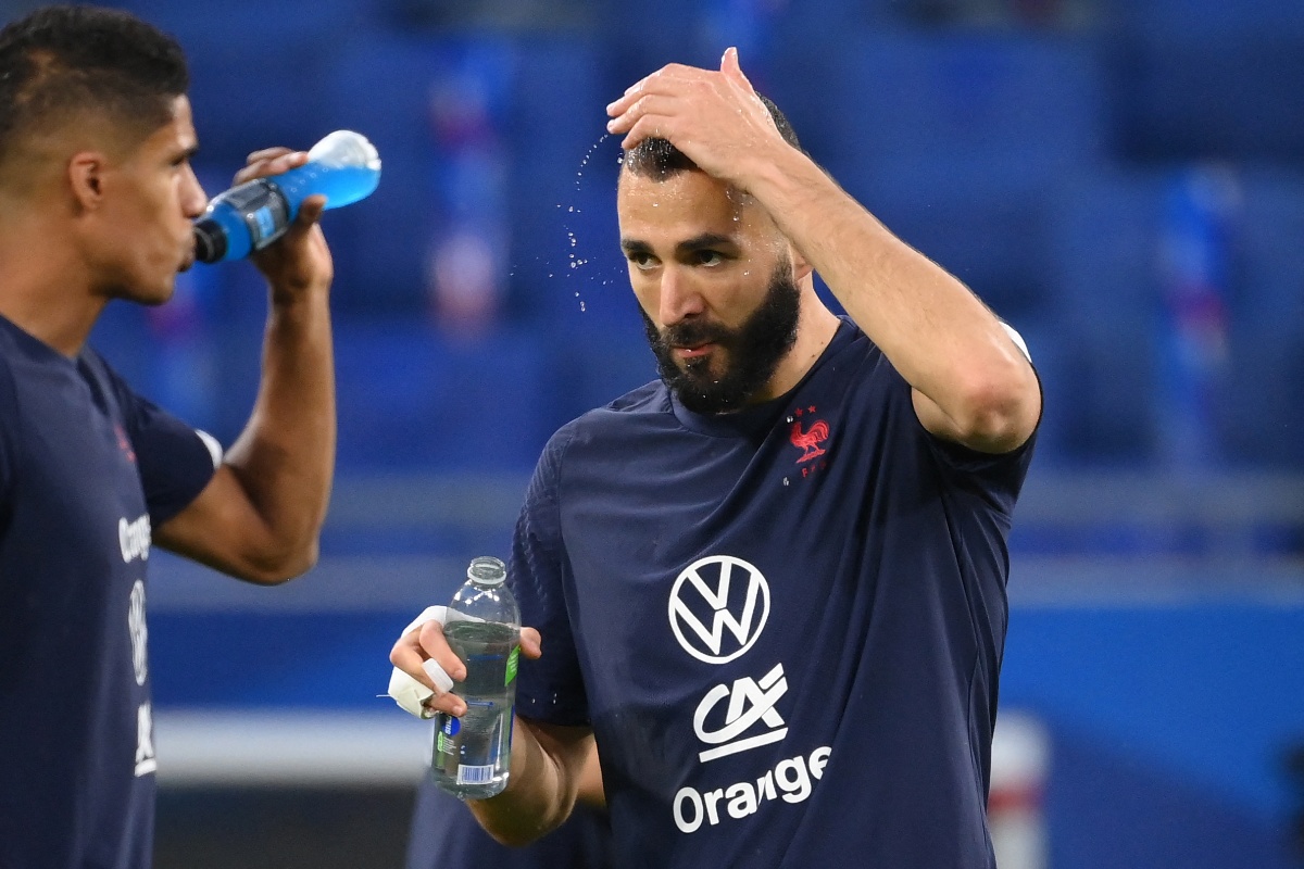 Karim Benzema, delantero de la selección de Francia (AFP)