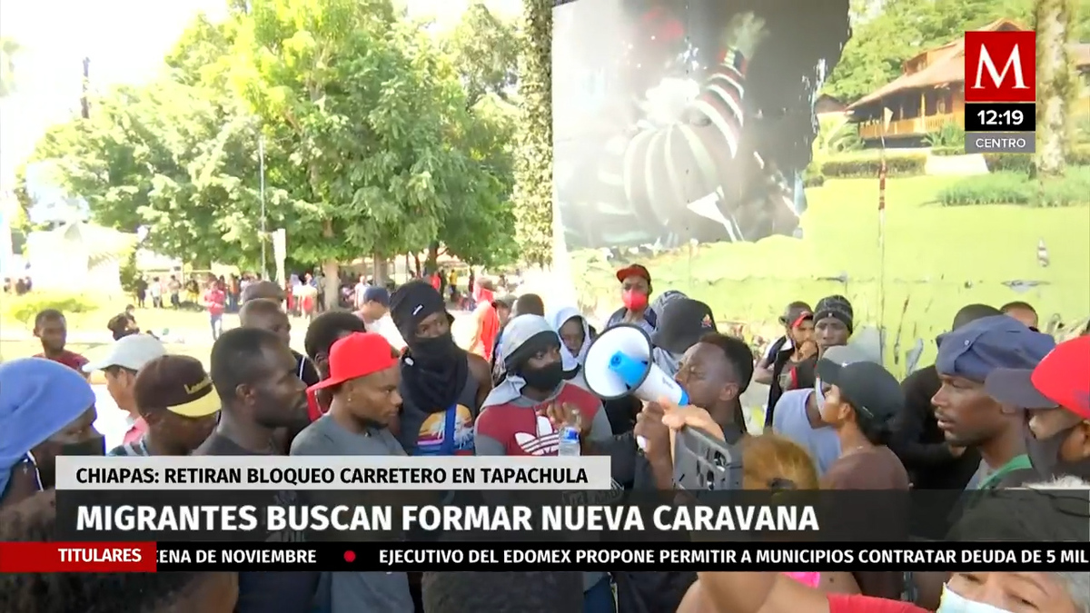 Migrantes buscan formar nueva caravana