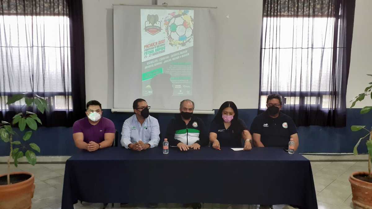 Presentación del Campeonato Nacional de Futbol Rápido 2021 en Pachuca (Teodoro Santos)