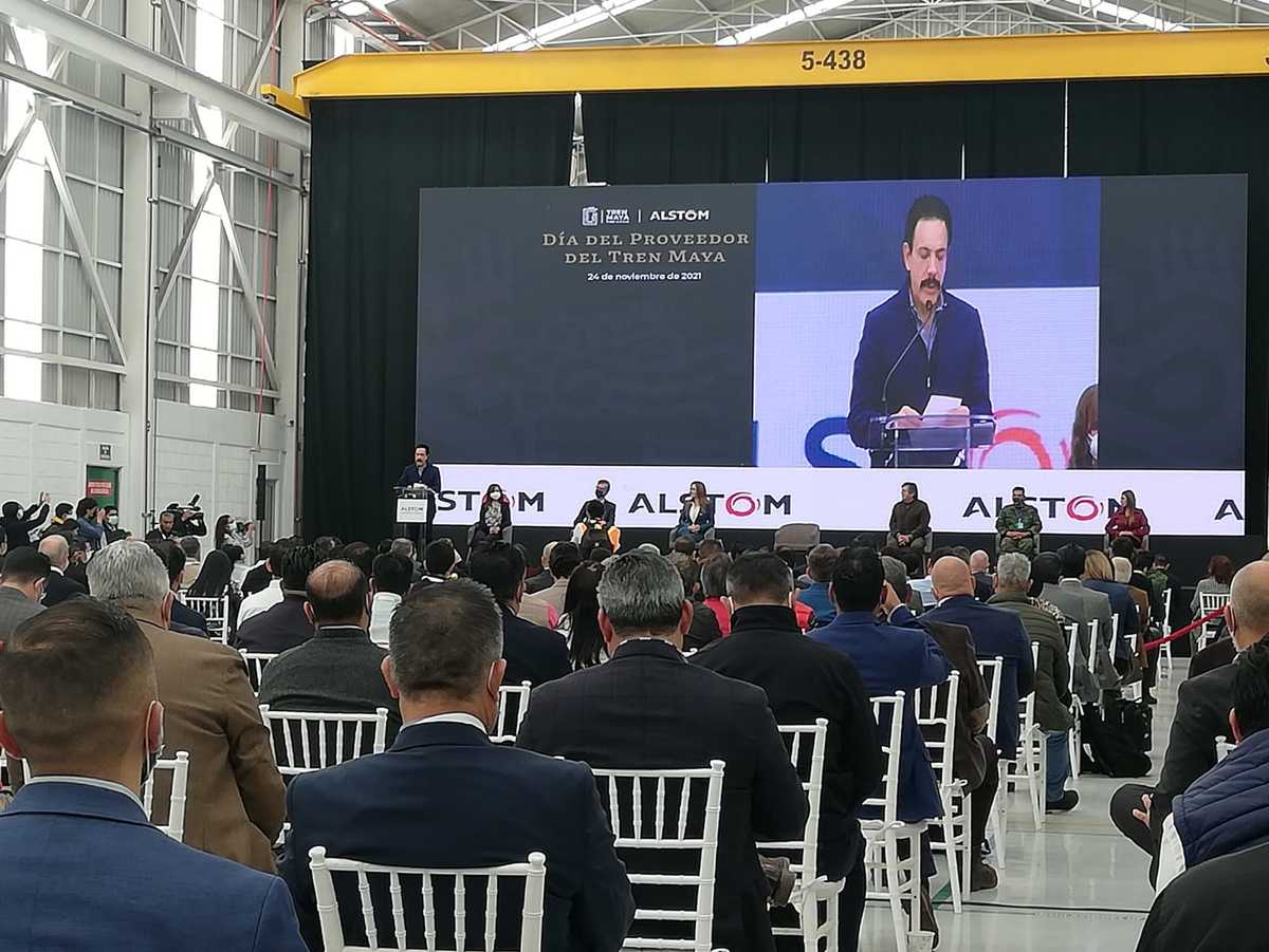 Realizan feria de proveedores  en en las instalaciones de Alstom, en Ciudad Sahagún (Elizabeth Hernández)