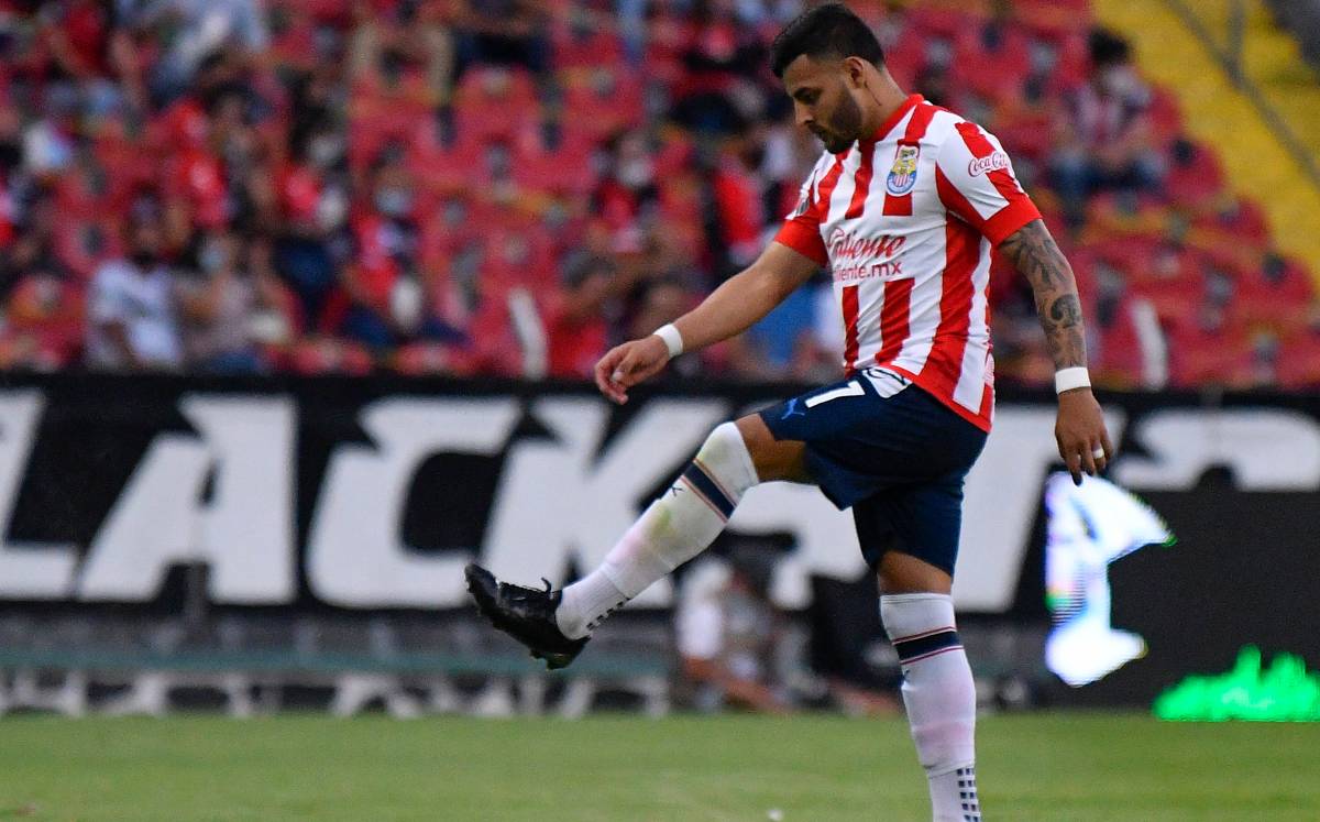 Alexis Vega, delantero de Chivas (Imago7)