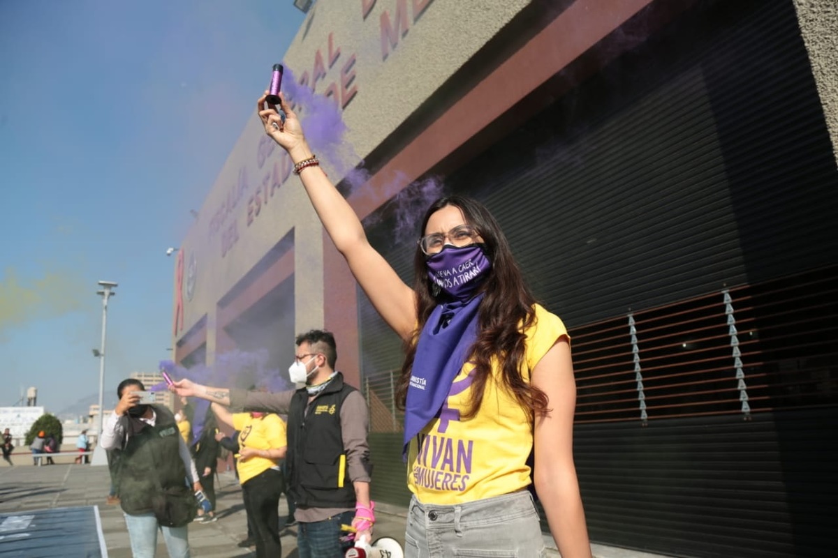 Amnistía Internacional mostró preocupación ante los feminicidios en el Estado de México. | Foto: Tania Contreras