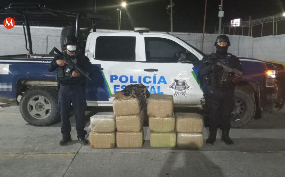 Aseguran paquetes con droga en Díaz Ordaz, Tamaulipas