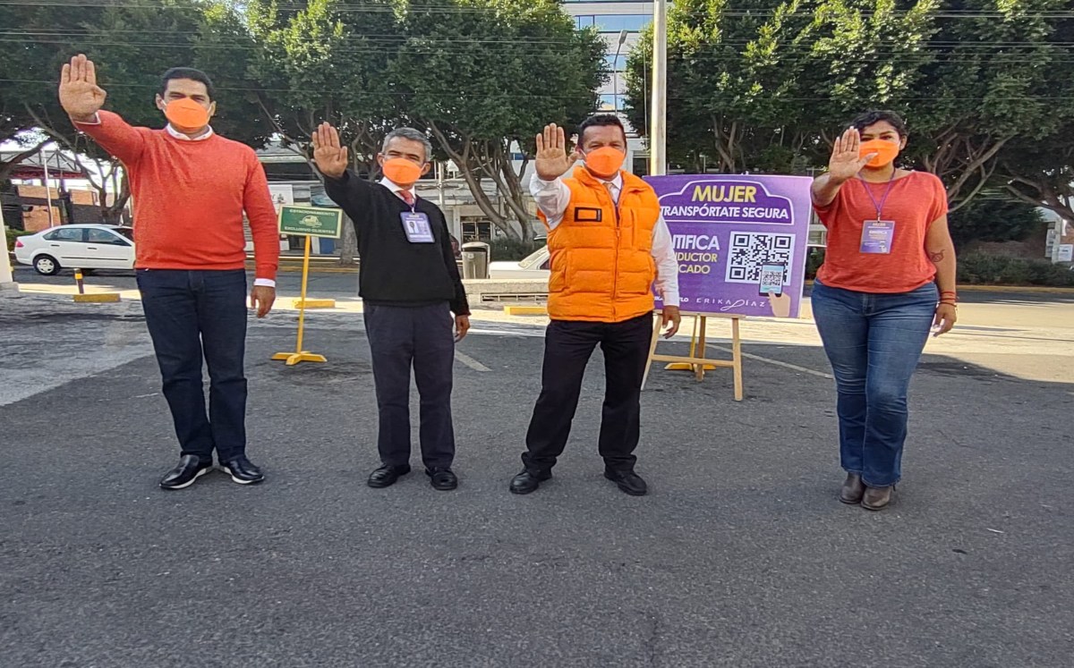Elementos del MNT en la campaña "Mujer Transpórtate Segura" | Jaime Carrera