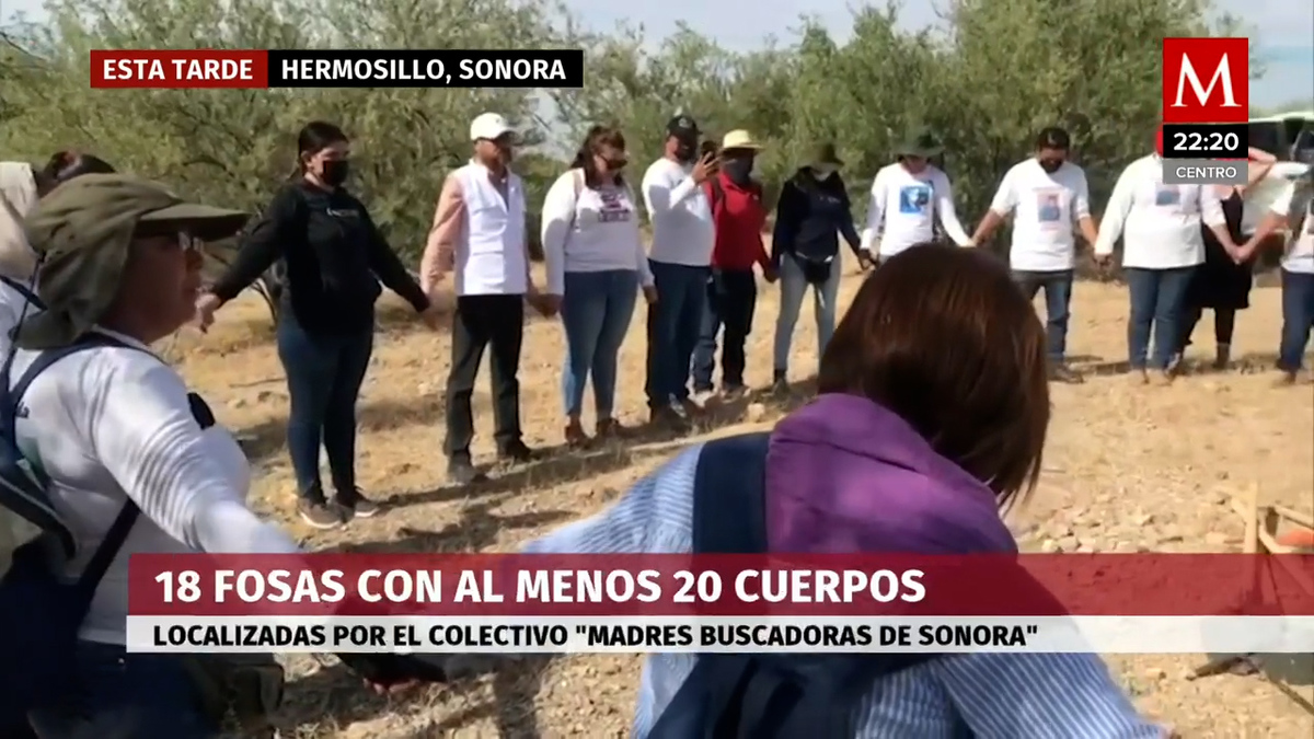 Madres Buscadoras de Sonora encuentran 18 fosas clandestinas con restos humanos en Hermosillo
