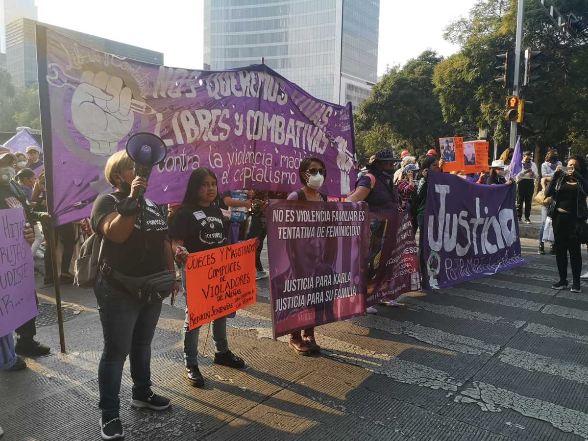 Manifestación del 25N. (Naomi Antonio)