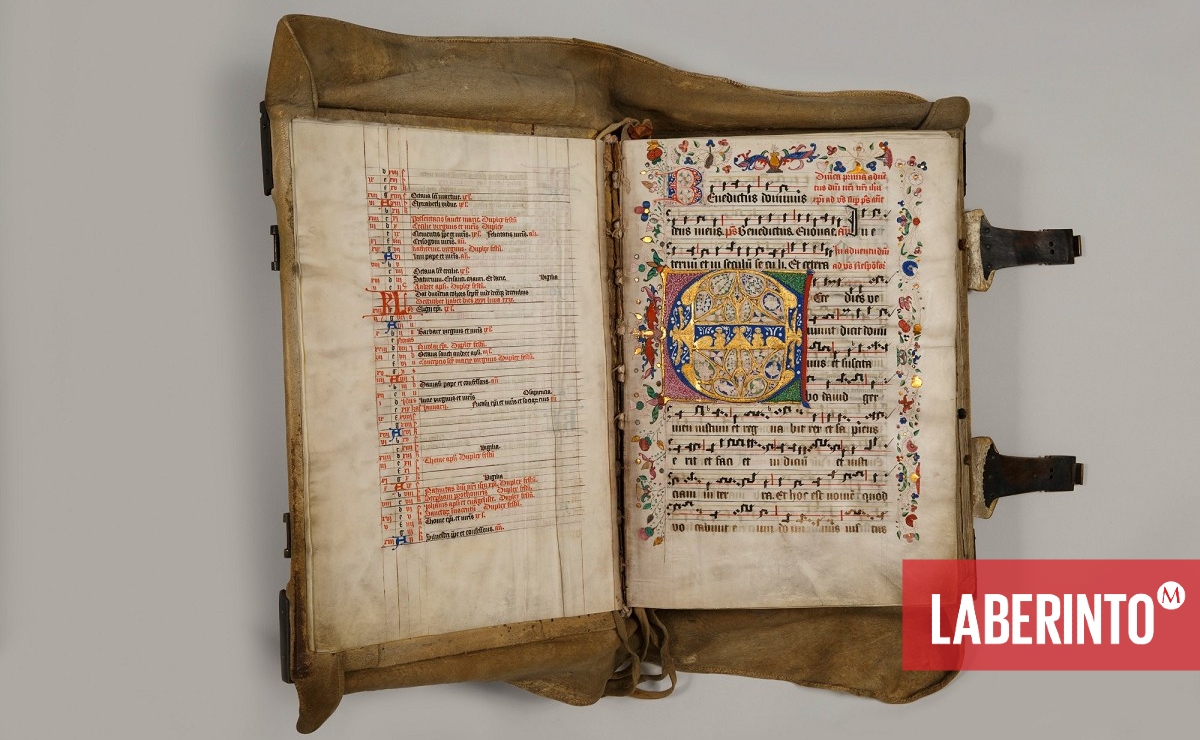Manuscrito medieval de la exposición 'By Women's Hands'. (Foto: Rheinisches Bildarchiv Köln/ Marion Mennicken | Museum Schnütgen)