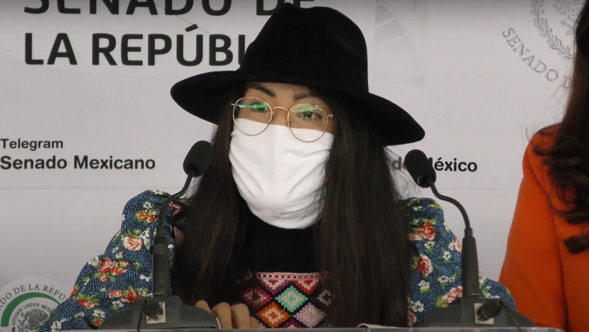 María Elena Ríos dijo que es una lucha constante y pide imparcialidad en su caso desde el Senado. (Captura de pantalla)