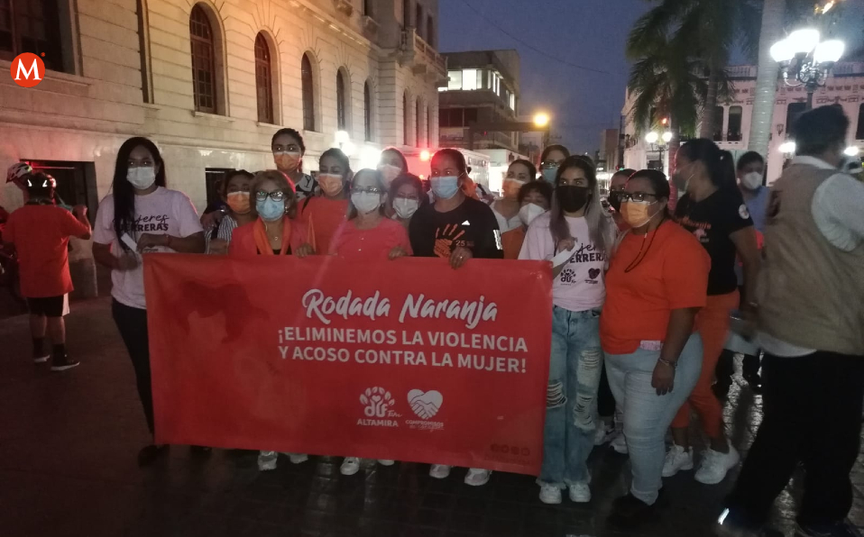 Realizan "Rodada Naranja" en Tampico  (Antonio Campos)