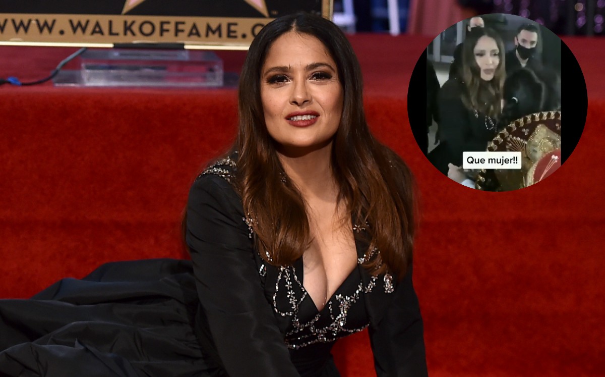 Salma Hayek y su tierno gesto con una niña que le pidió su autógrafo (Especial).