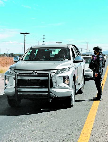 Vigilancia en carretera de Durango. Especial