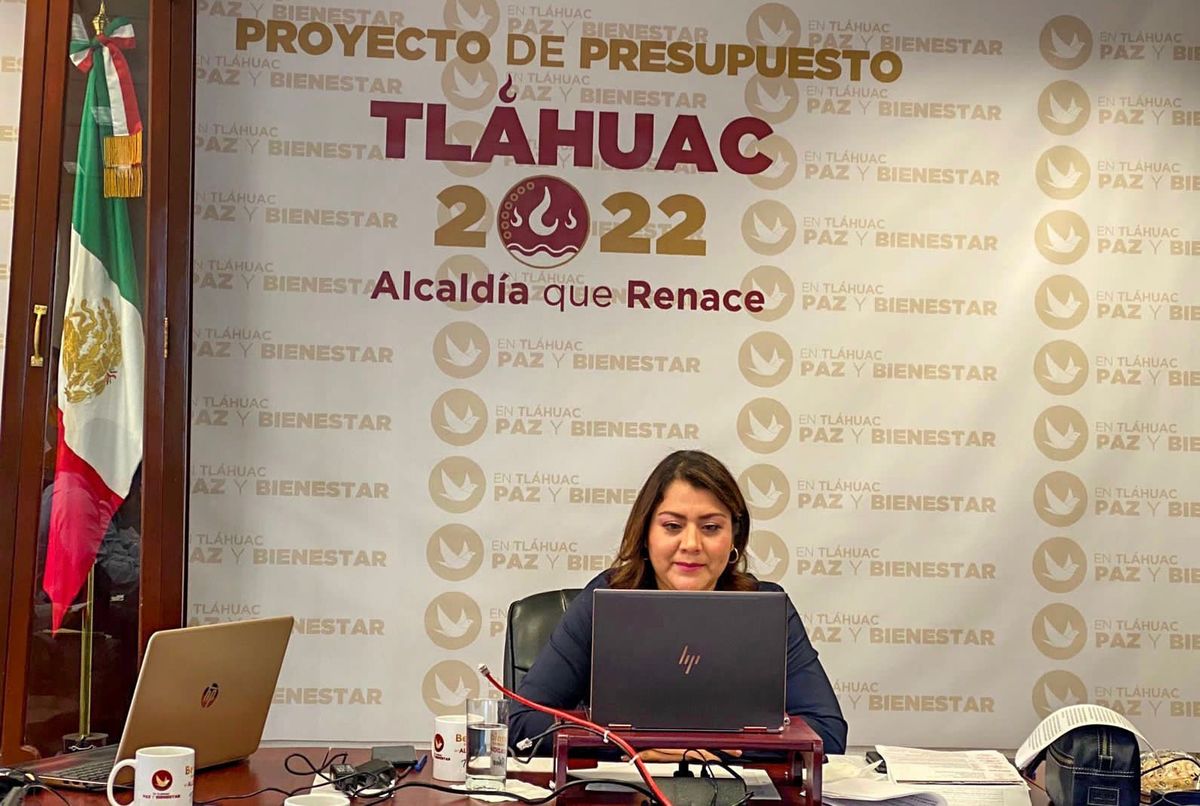 La alcaldesa participó en la reunión de Trabajo con la Comisión de Presupuesto y Cuenta Pública (Twitter)