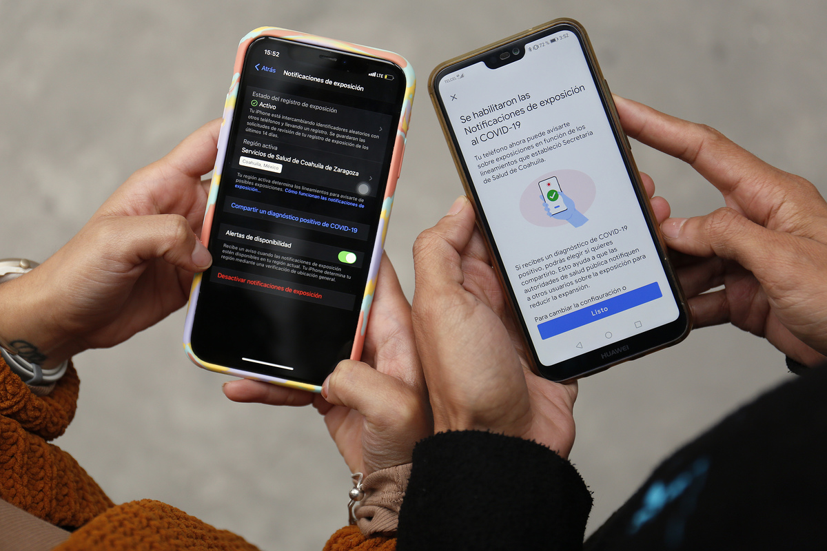 “Asistente Covid Coahuila", herramienta lanzada por Google y Apple. (Rolando Riestra)