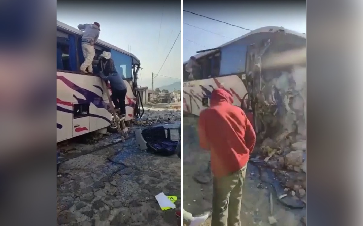 Autobús se impacta contra una vivienda en Edomex; reportan al menos 50 lesionados