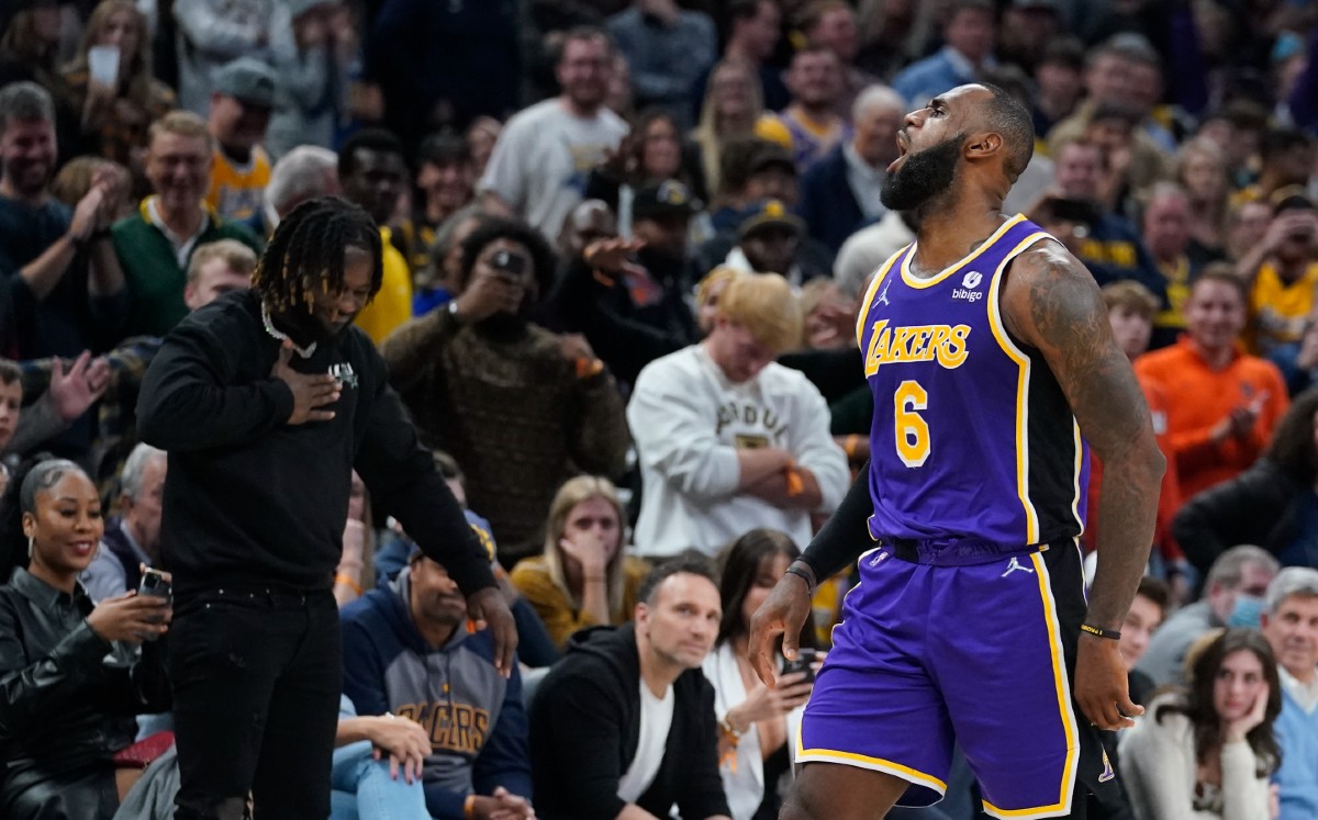 LeBron James, jugador de Los Angeles Lakers (AP)