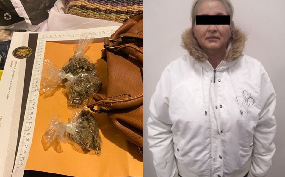 Detienen a mujer y decomisan droga tras cateo en Cadereyta, NL. Foto: Especial.