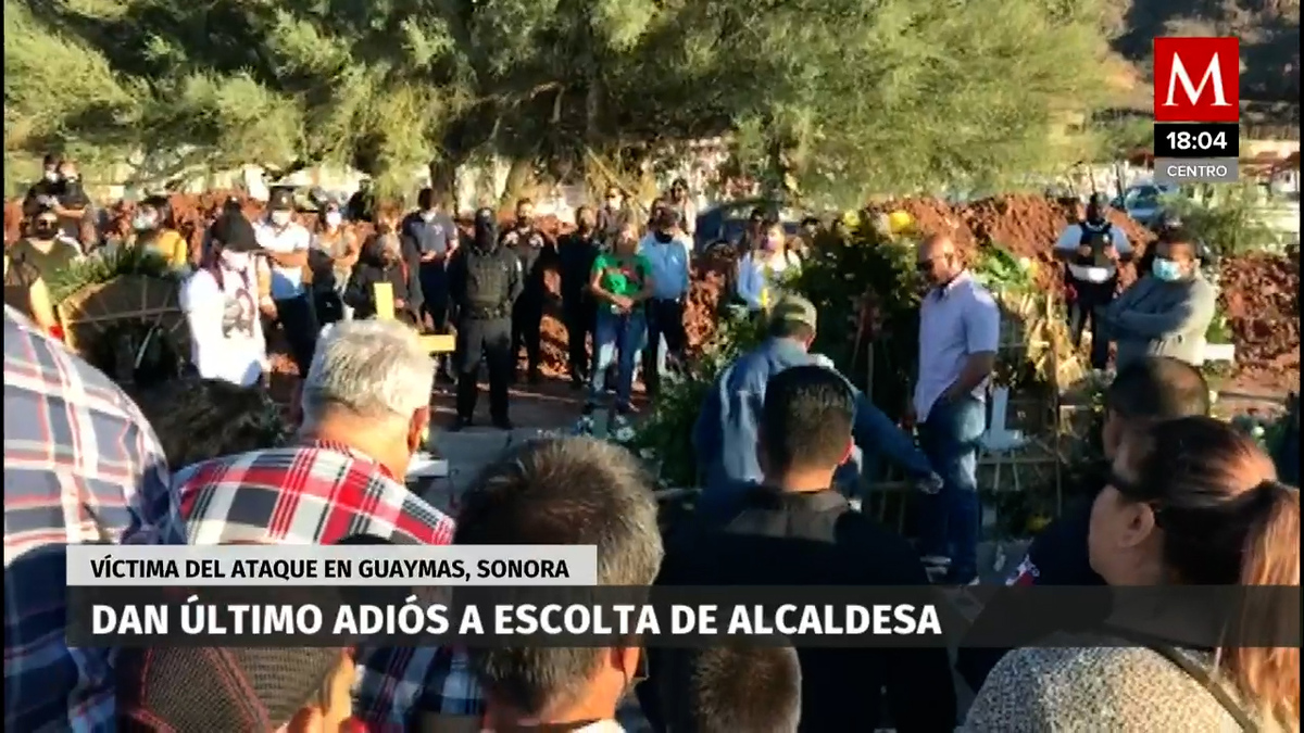 Sonora. Sepultan a oficial que murió en ataque en Guaymas