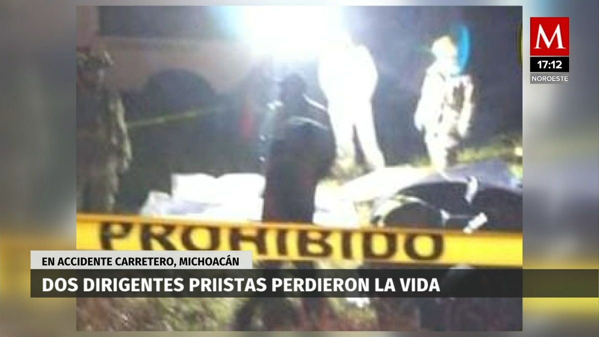 Dos dirigentes priistas perdieron la vida tras accidente carretero