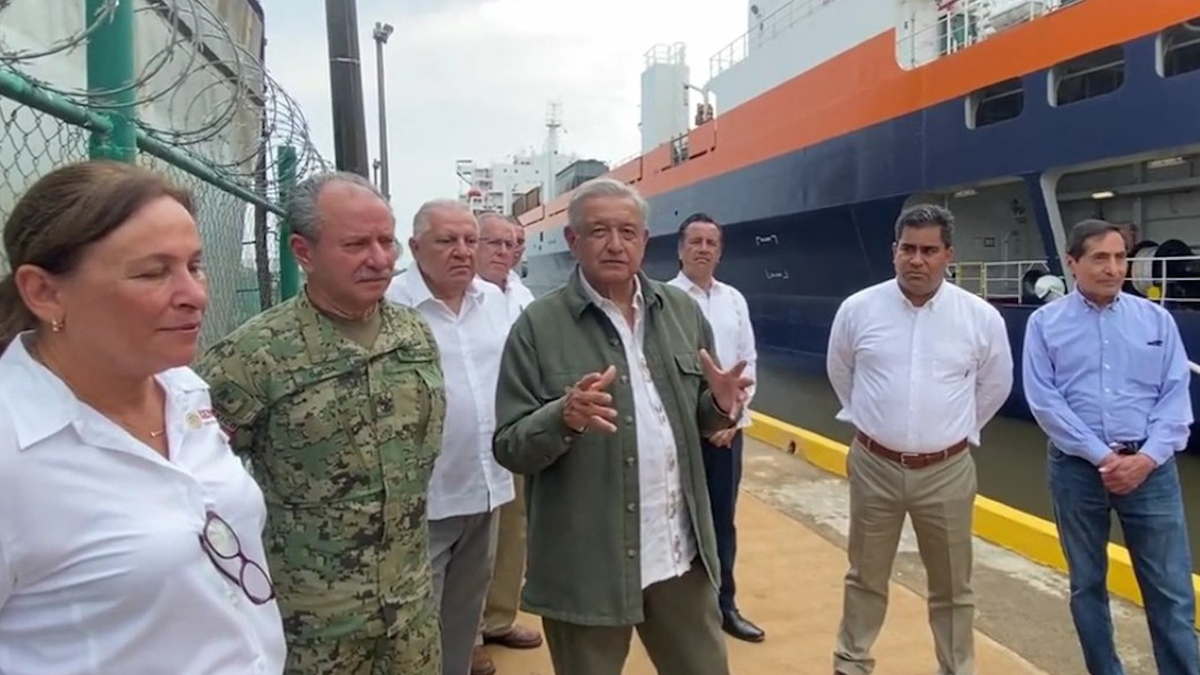 Empresa que maneje Corredor del Istmo, a cargo de la Marina: AMLO