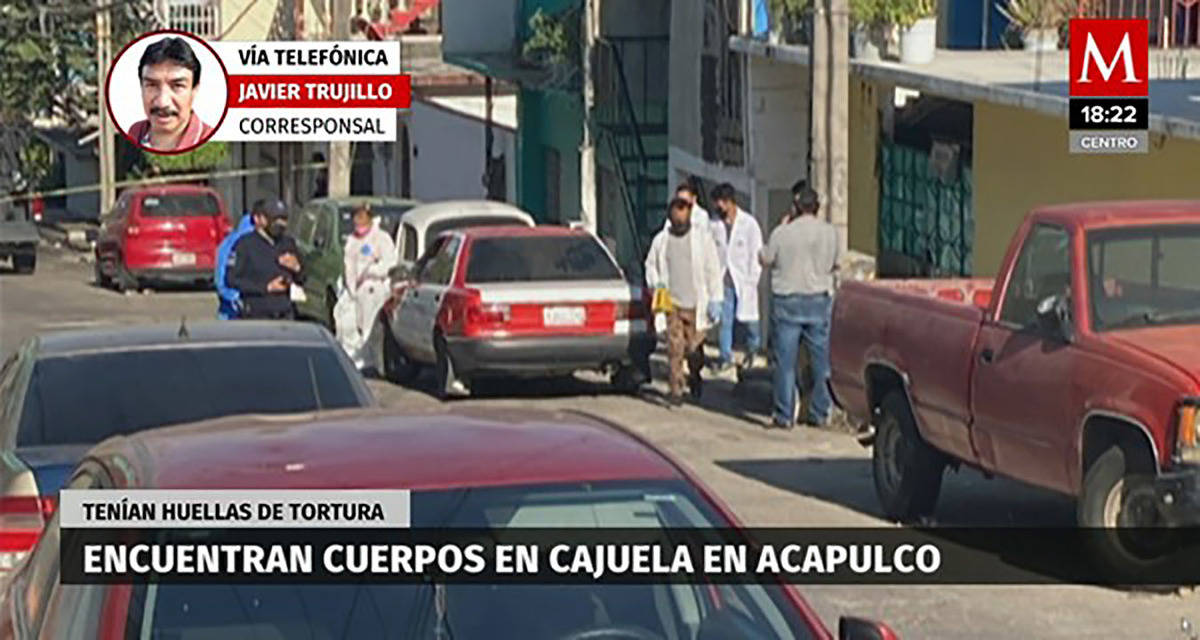 Encuentran cuerpos en cajuela de Acapulco, tenían huellas de tortura