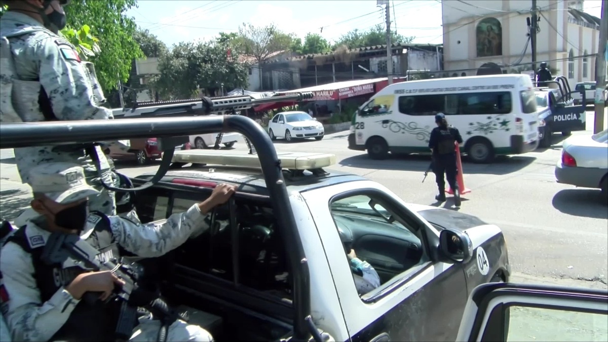 Guardia Nacional en Tierra Colorada, Guerrero. (Especial)