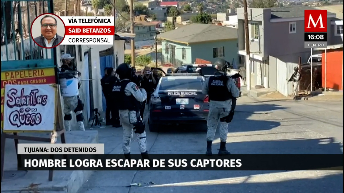 Hombre logra escapar de sus captores en Tijuana, ya hay dos detenidos