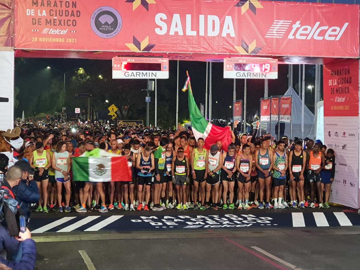 Maratón de la CdMx en su edición 2021 (Zeltzin Zamora)