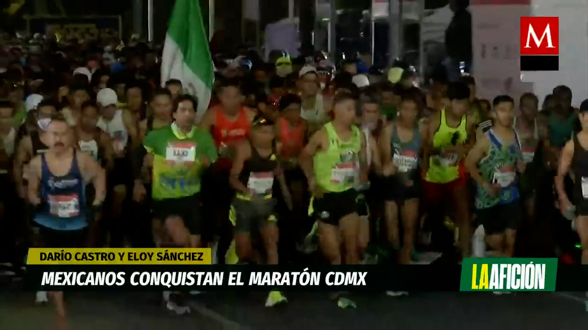 Mexicanos conquistan el maratón de CDMX
