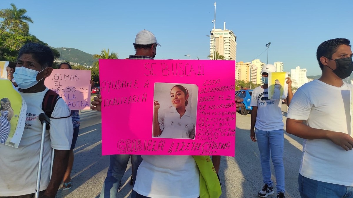El 15 de noviembre los familiares y amigos de Gabriela realizaron una marcha por su aparición con vida. (Especial)