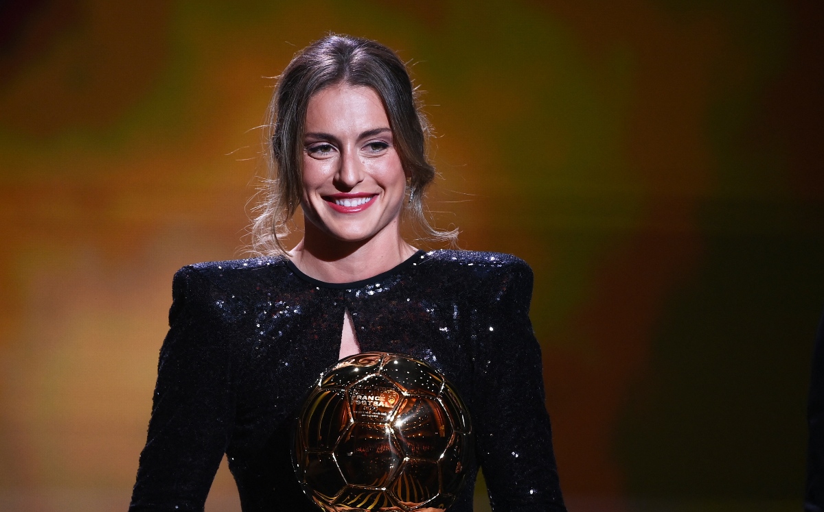 Alexia Putellas, ganadora del Balón de Oro 2021 a la mejor jugadora del año (AFP)