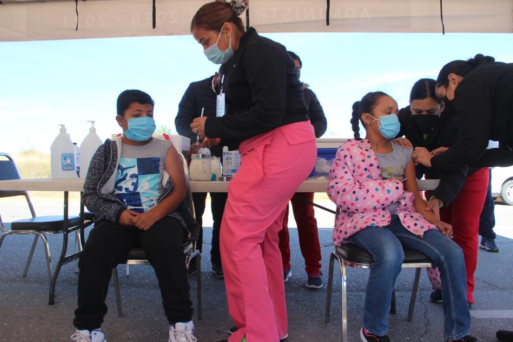 En esta campaña preventiva contra el covid, los pequeños de 5 a 11 años fueron inmunizados. Foto: Especial