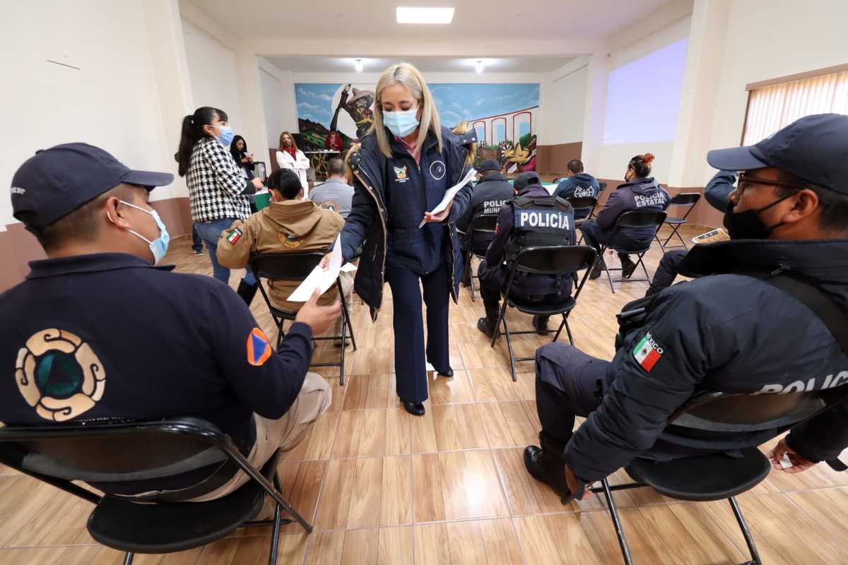 Capacitación para brindar Primeros Auxilios a elementos de Seguridad Pública de Epazoyucan (Cortesía)