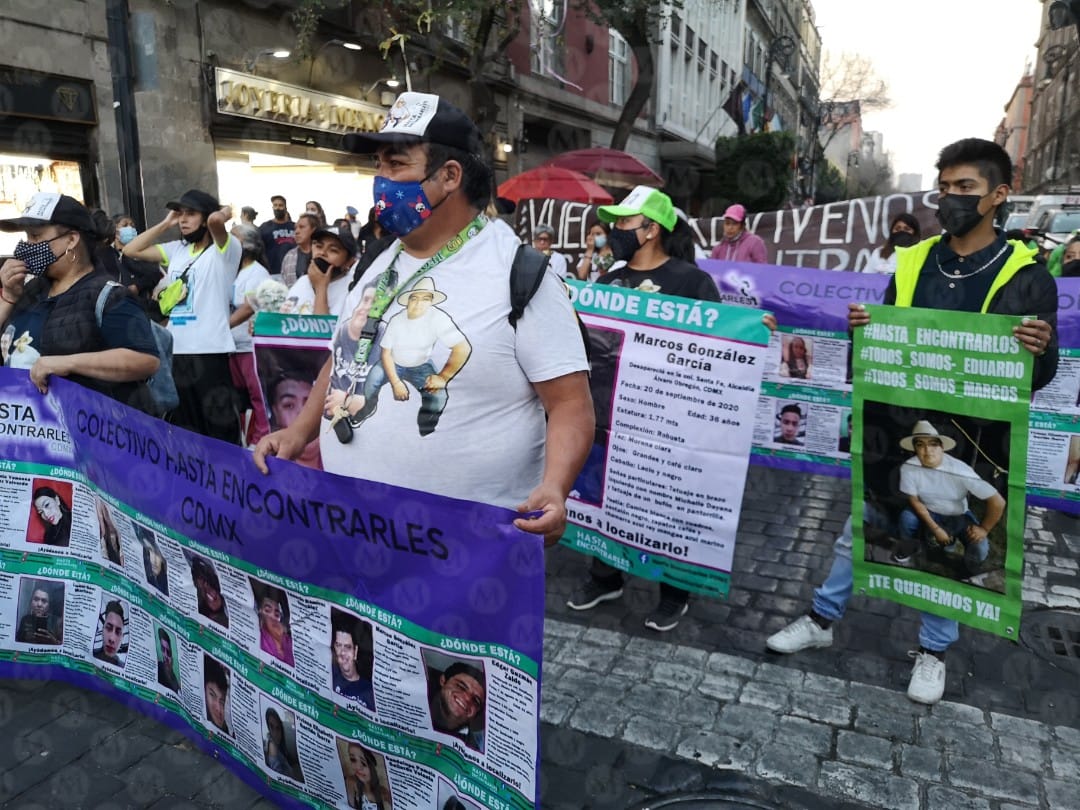 Familiares de desaparecidos protestan en CdMx | Jorge Becerril