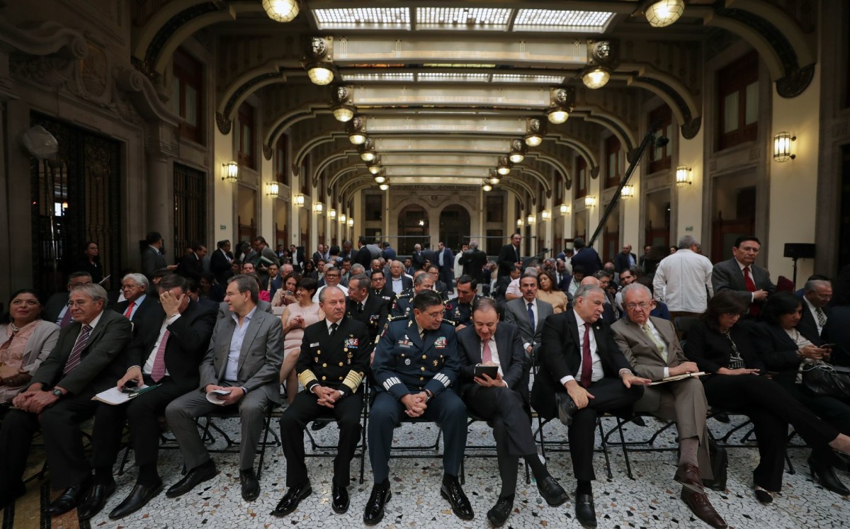 Reunión de López Obrador con gabinete en febrero de 2019. | Cuartoscuro
