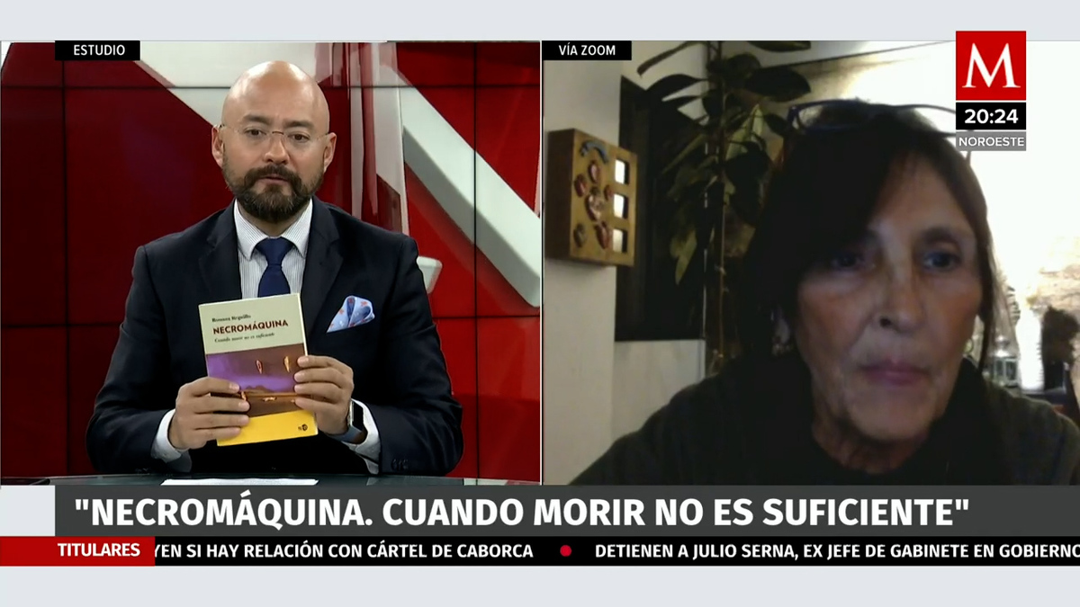 Rosana Reguillo, escritora. Comenta el libro "Necromáquina"