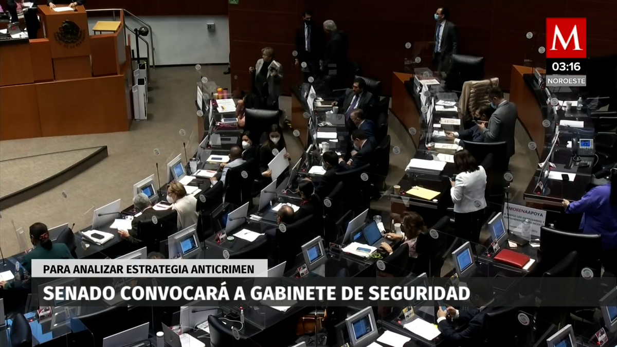Senado convocará a gabinete de seguridad para analizar estrategia