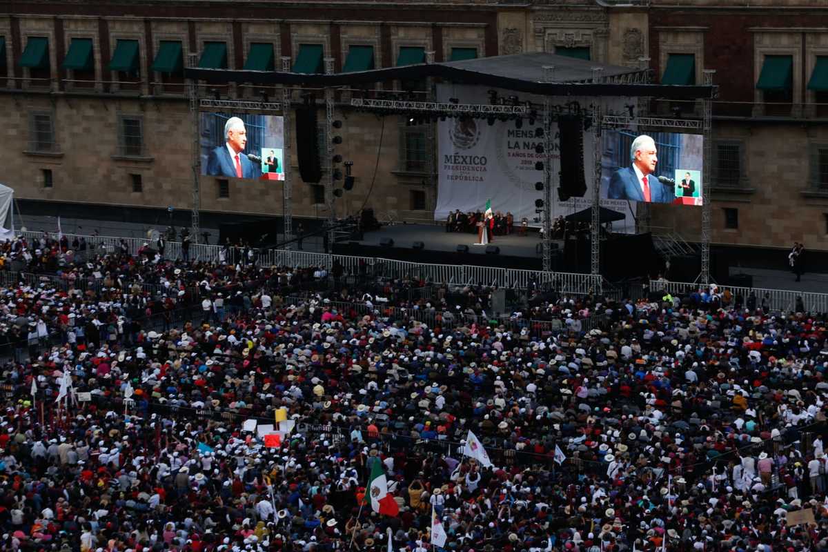 AMLO en su mensaje a tres años de gobierno | Araceli López