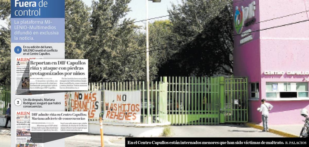 En el Centro Capullos están internados menores que han sido víctimas de maltrato. R. Palacios