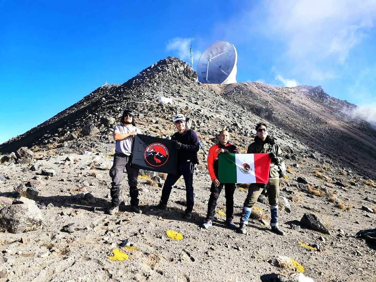 El grupo 'Centinela Laguna' recorrió las 6 cumbres más altas de México en 7 días. | Cortesía Facebook