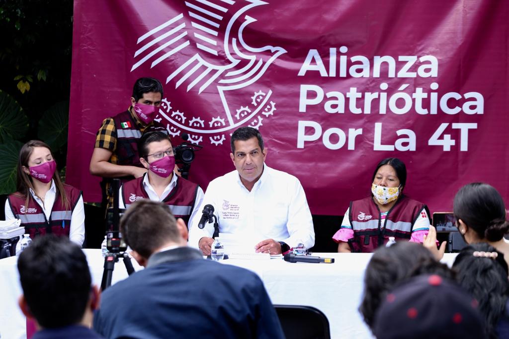 Ricardo Peralta, coordinador nacional de la asociación Alianza Patriótica por la 4T