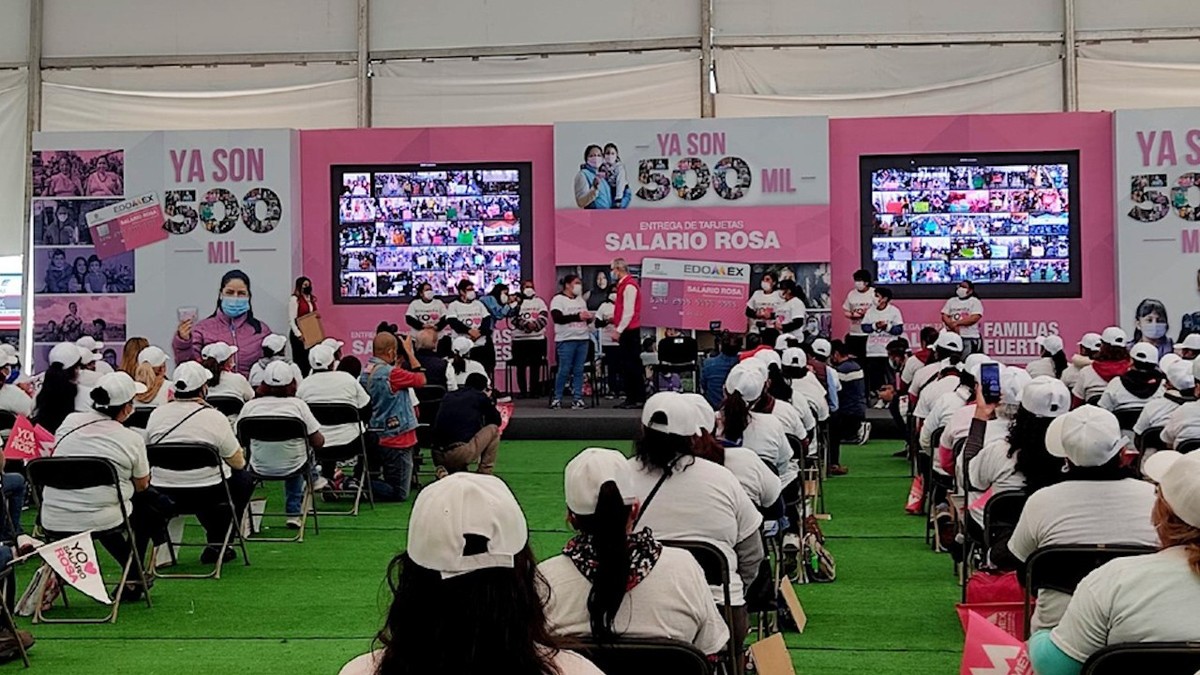 Salario Rosa alcanza medio millón de beneficiarias: Alfredo Del Mazo