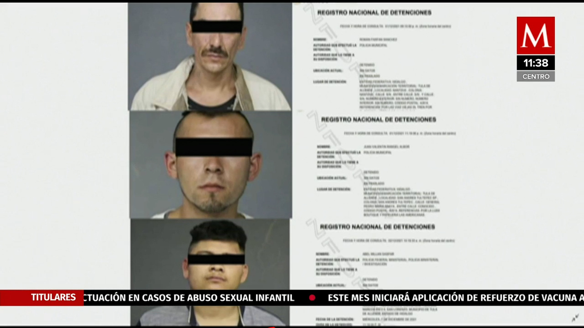 Confirman la identificación de reaprehendidos de la fuga de Tula