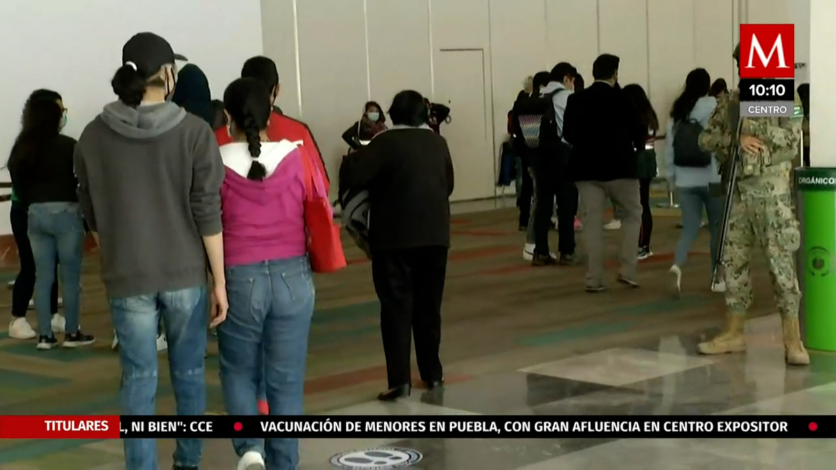 Inicia la vacunación anticovid para menores de 17 a 15 años en CdMx