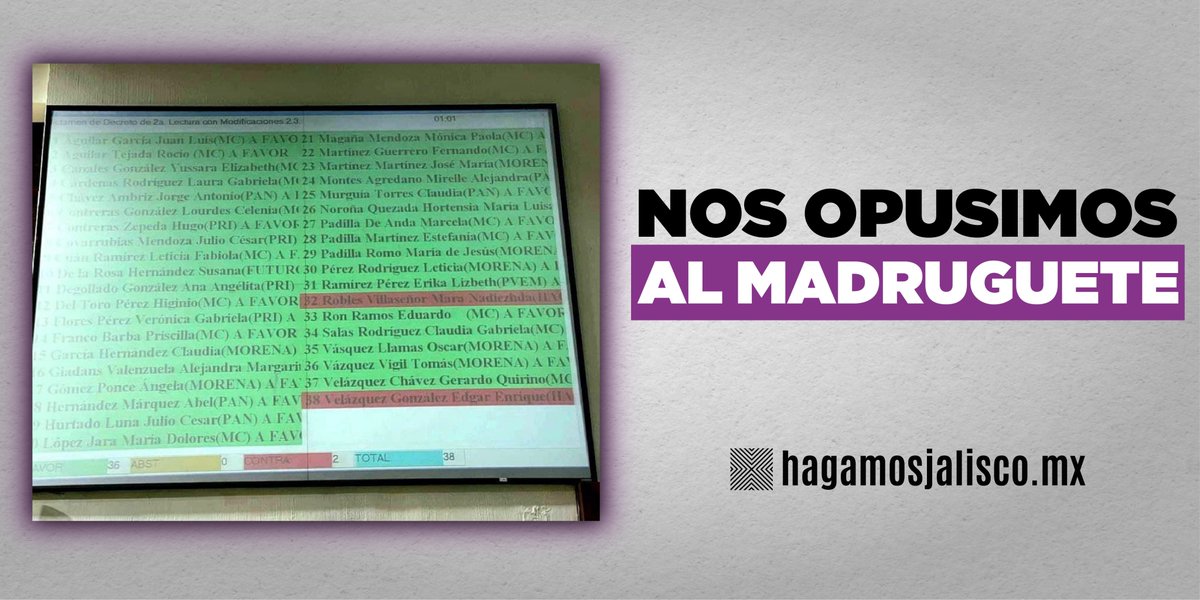 Los diputados de Hagamos votaron en contra de la aporbación. (Cortesía)