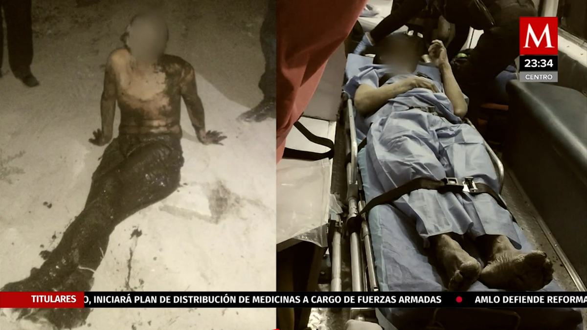 En Neza, rescatan a hombre que llevaba tres días atrapado en pantano