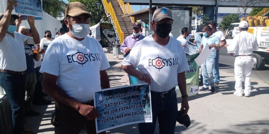 Por segundo día se manifiestan ex trabajadores de Sapal